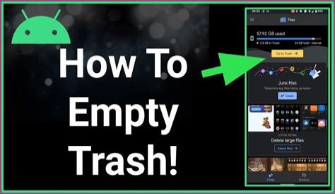 How do I empty email trash on Android?