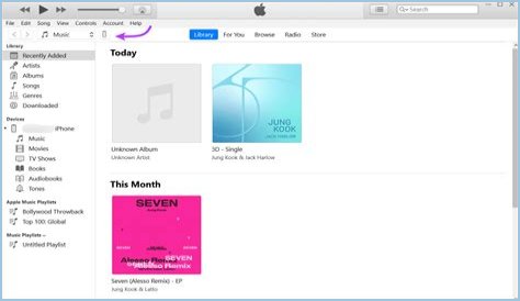 How do I upload music from iTunes to my iPod?