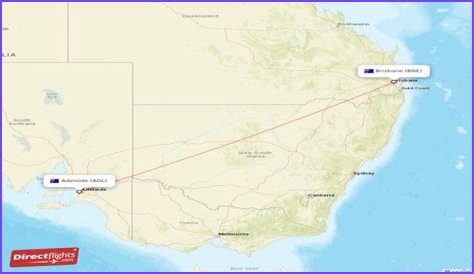 How many international flights arrive in Brisbane?