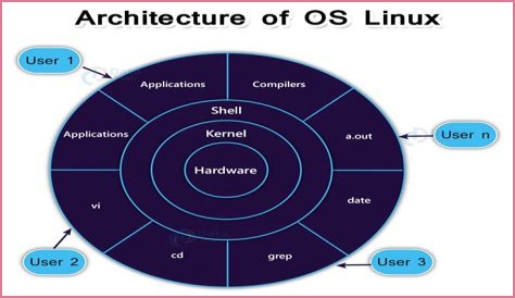 What are the components of Linux explain?