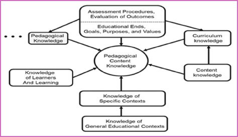 What is demonstrating knowledge of content and pedagogy