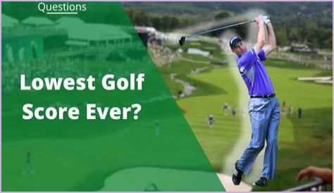 What's the lowest Masters score ever?