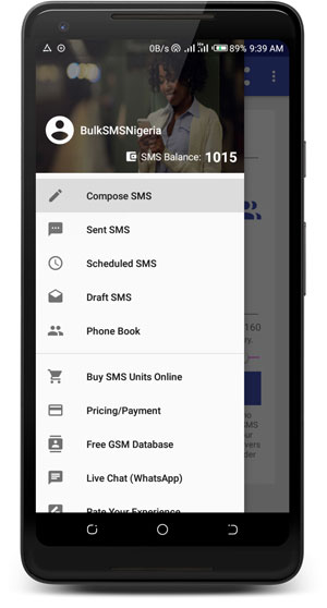 Bulk SMS Nigeria Mobile App